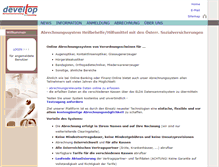Tablet Screenshot of abrechnungsservice.at
